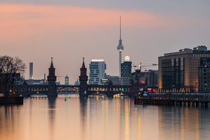 Oberbaumbrücke abendlicht